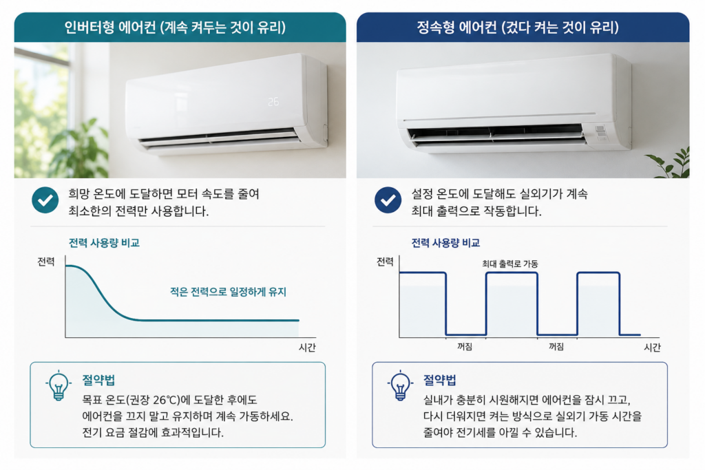 에어컨 유형별 절약법